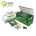 Chinese organic green tea bag individual  packaging box instant green tea sachets